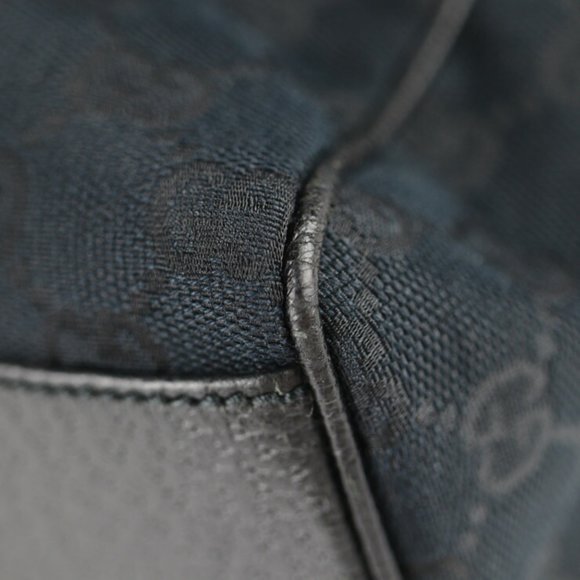 GUCCI Gucci handbag 152457 GG canvas leather black mini Boston - Picture 6 of 9